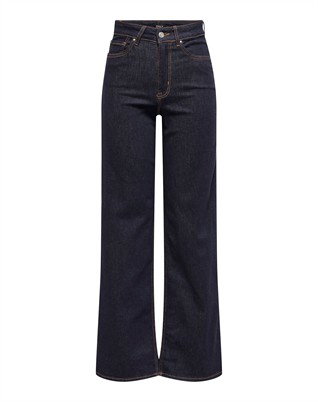 Only - OnlMadison Blush Wide Jeans - Dark Blue Denim